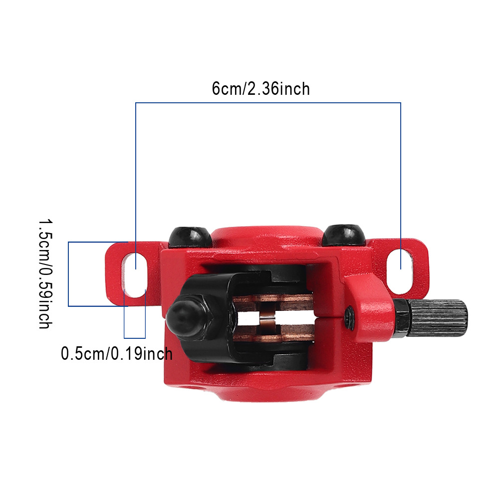 Calibre de freno de disco para - Front Rear Brake Caliper Bracket Kit reseña y precio